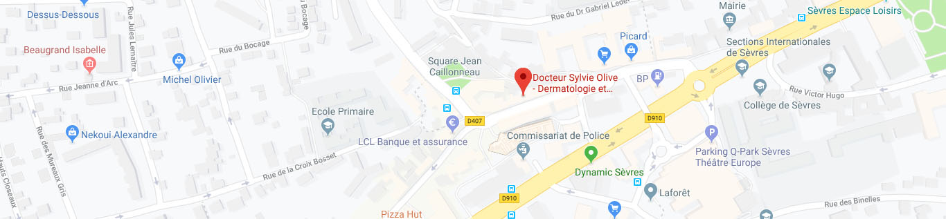 Google Map Docteur Sylvie Olive